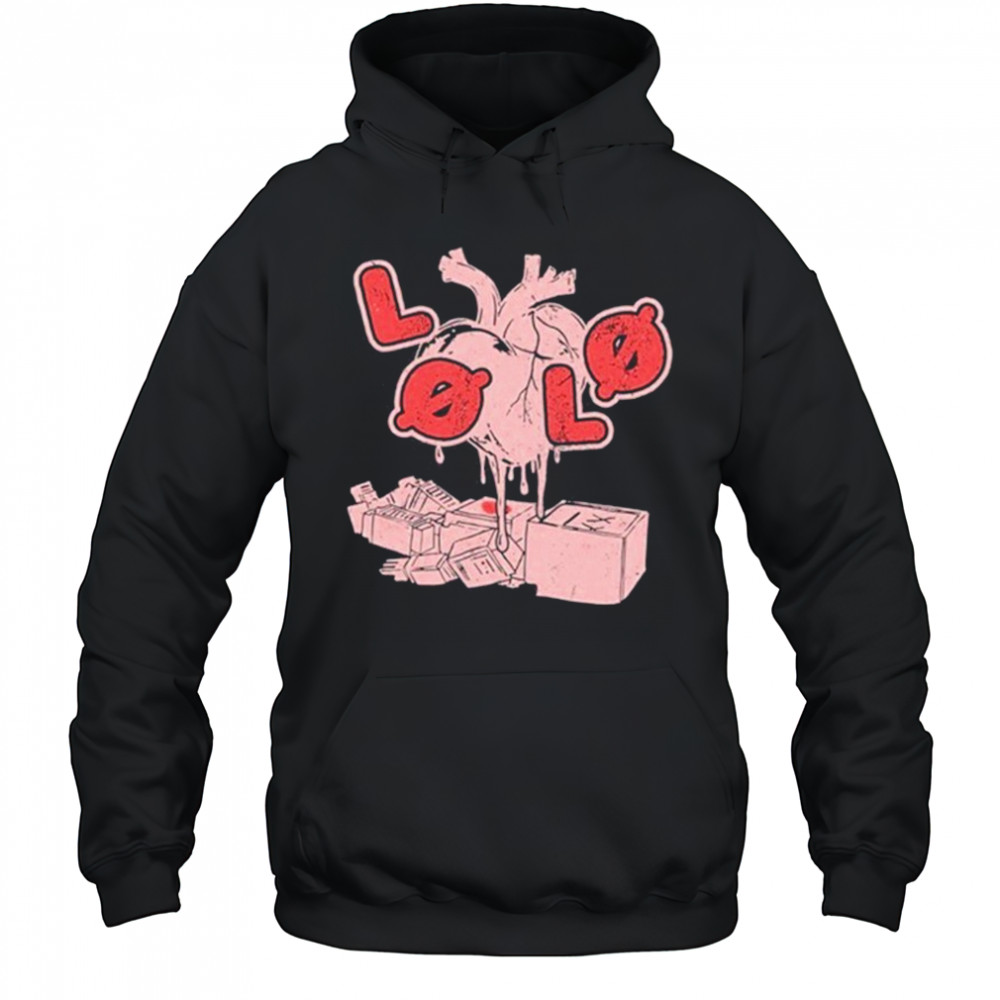 Lolo X Softside Lolo Heart Robot shirt Hoodie