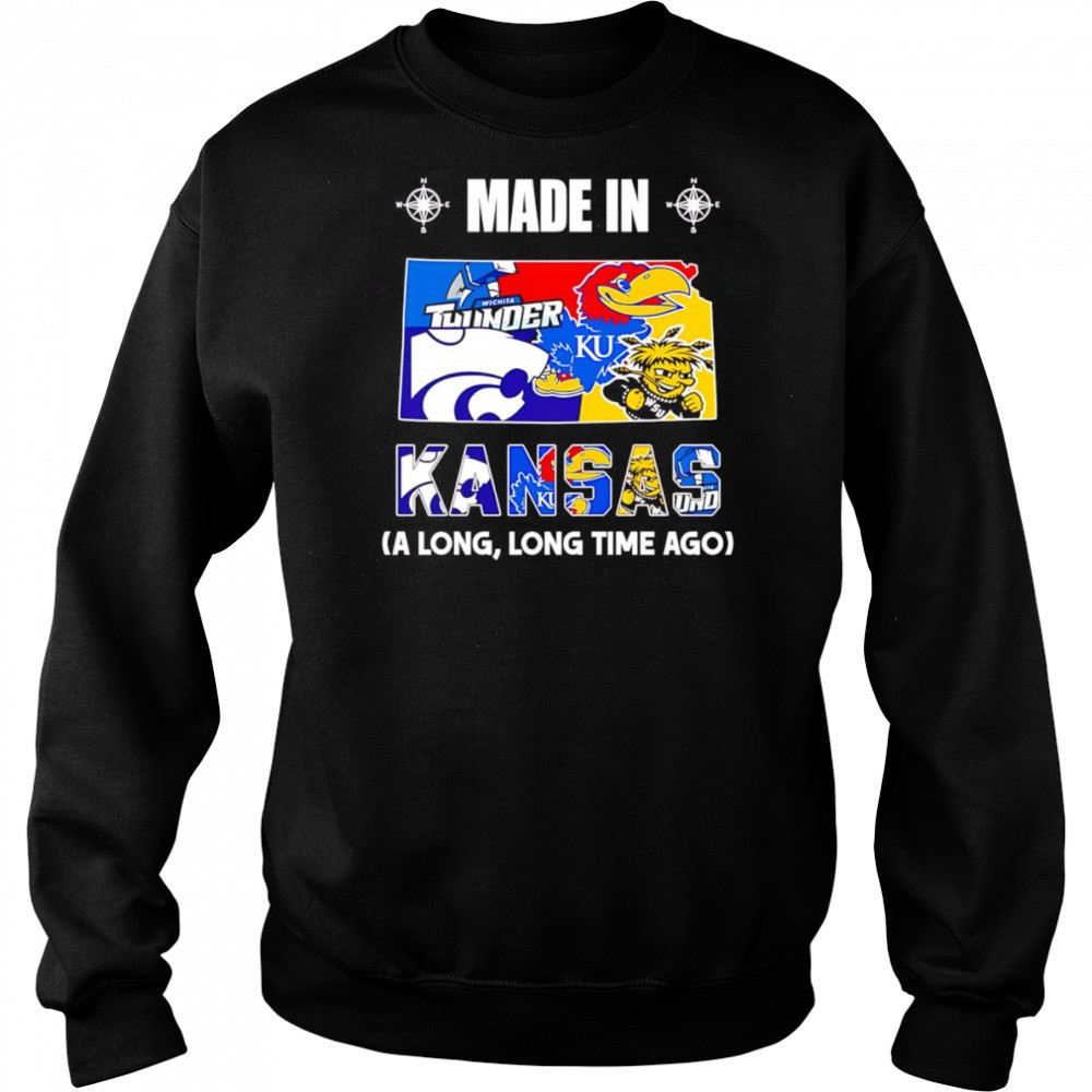 Made in Kansas a long long time ago shirt Hoodie