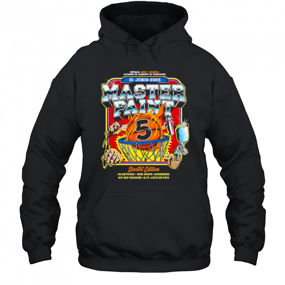 Master Paint 5 Basket Edition 2025 Indiana Pacers shirt Hoodie