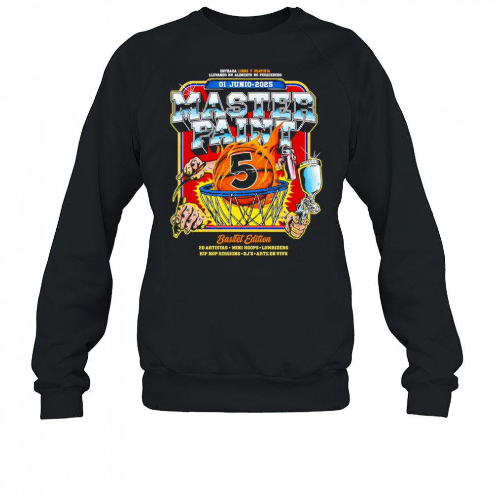 Master Paint 5 Basket Edition 2025 Indiana Pacers shirt Sweatshirt