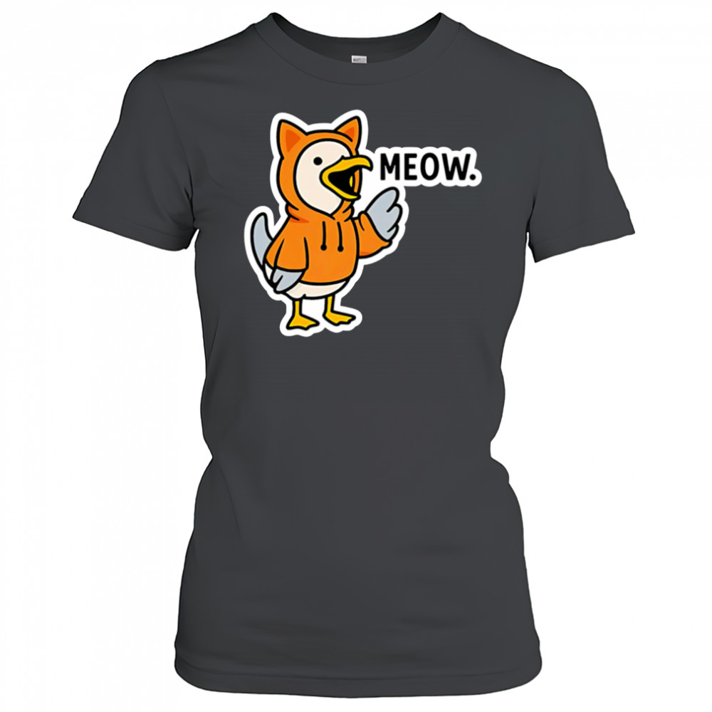 Meowing seagull cat meme shirt Women's T-shirt