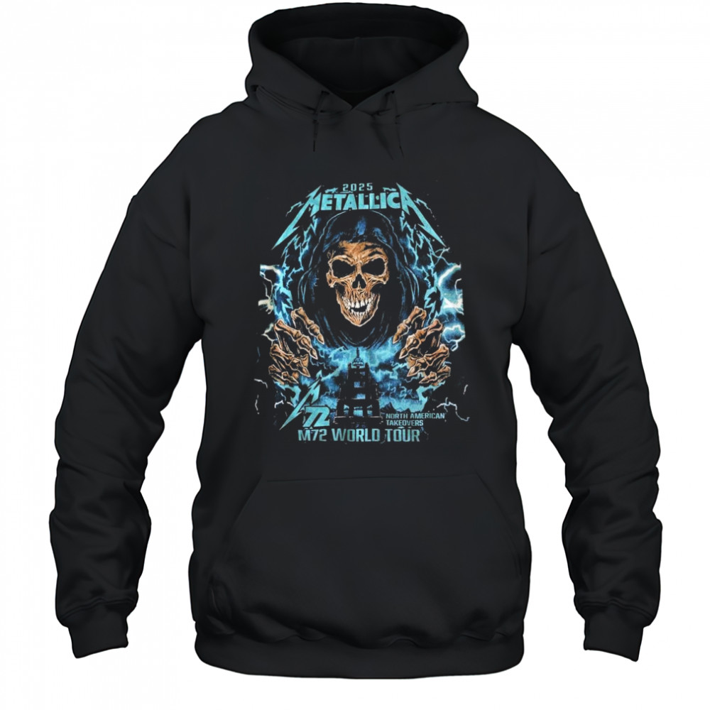 Metallica North American Takeovers M72 World Tour Shirt Hoodie