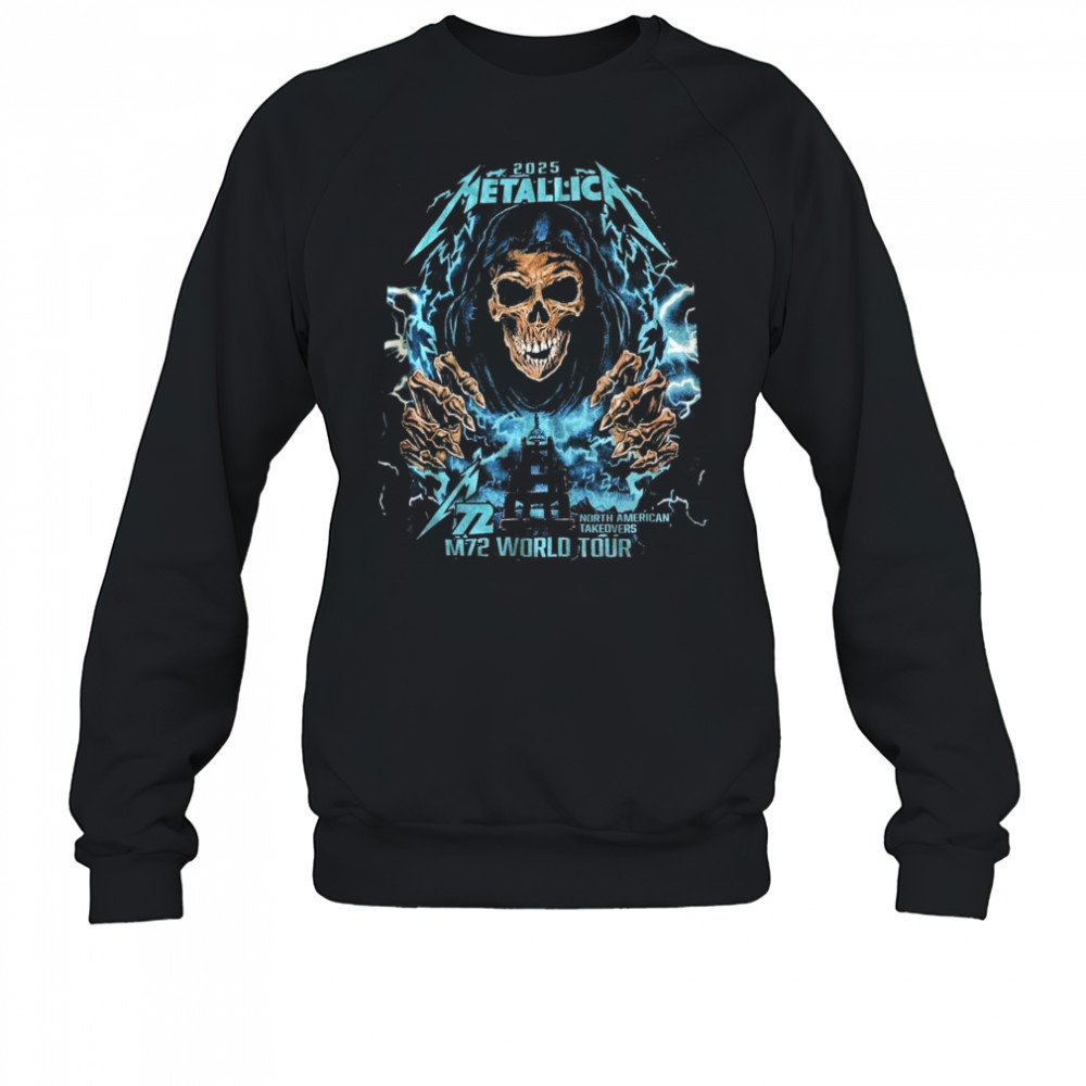 Metallica North American Takeovers M72 World Tour Shirt Sweatshirt