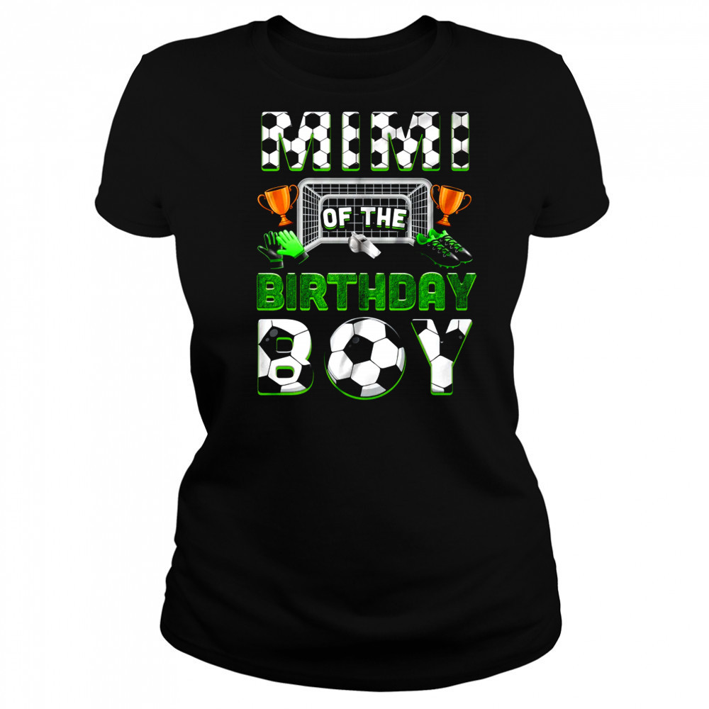 Mimi Of The Birthday Boy Soccer Family Matching Party shirt Women's T-shirt