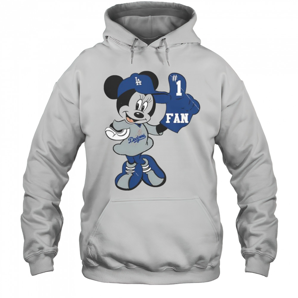 Minnie LA Dodgers Minnie Mouse Dodgers Fan Baseball T-Shirt Hoodie