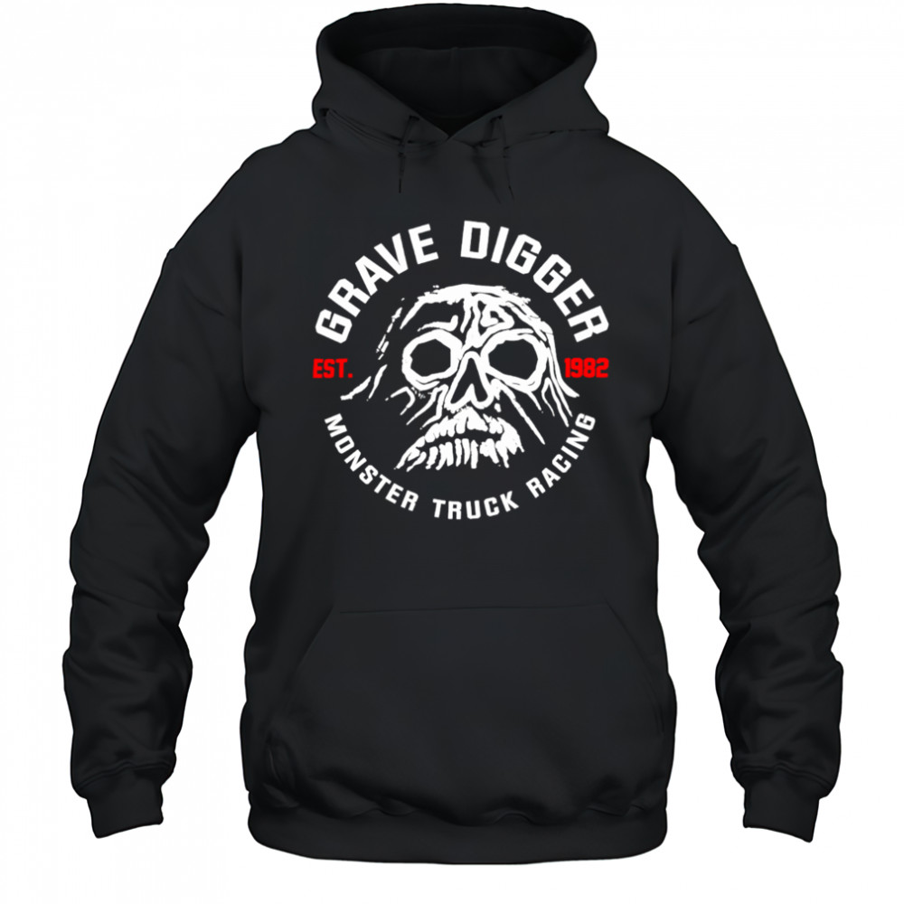 Monster Jam Superstore Grave Digger Retro Ghost shirt Hoodie