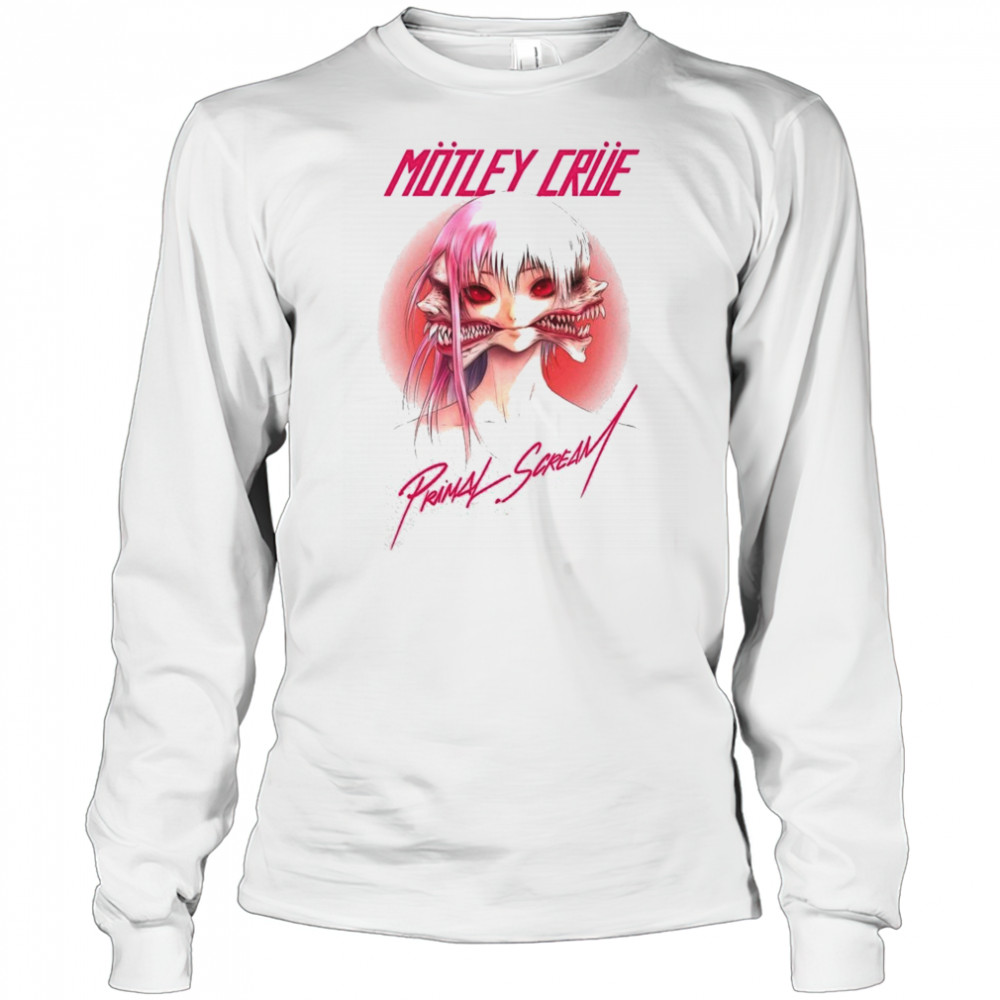Motley Crue Primal Scream By Brando Chiesa Rockabilia Exclusive shirt Long Sleeved