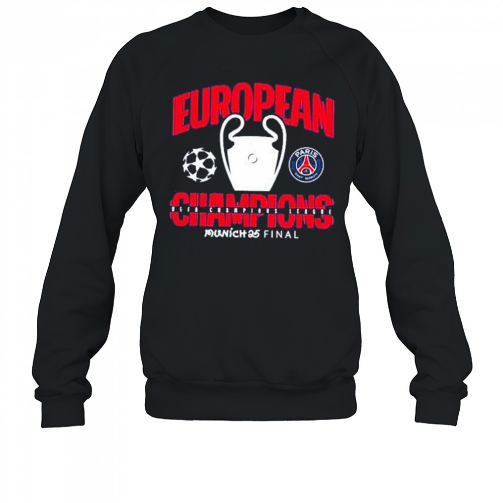 Munich 25 Final PSG UCL Champions 2025 European Champions Graphic T-Shirt Sweatshirt
