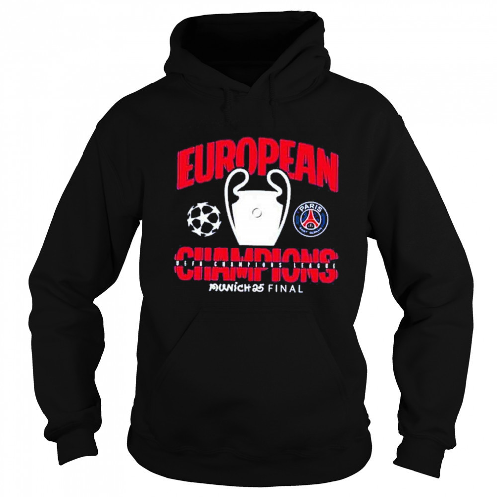 Munich 25 Final PSG UCL Champions 2025 European Champions Graphic T-Shirt Sweatshirt