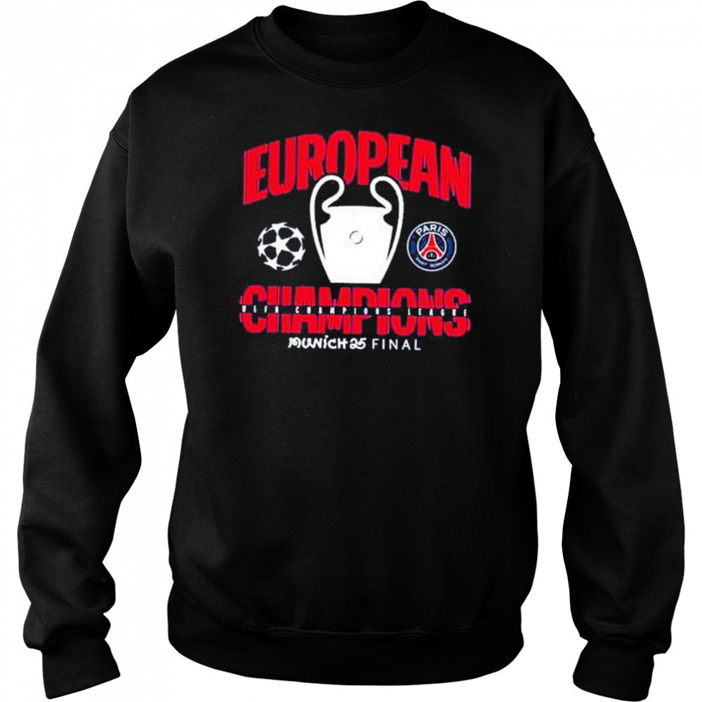 Munich 25 Final PSG UCL Champions 2025 European Champions Graphic T-Shirt Hoodie