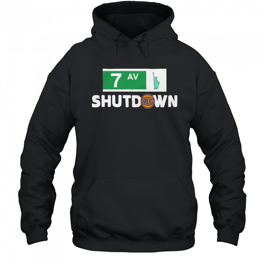 New York Knicks 7th Avenue Shutdown Shirt Hoodie