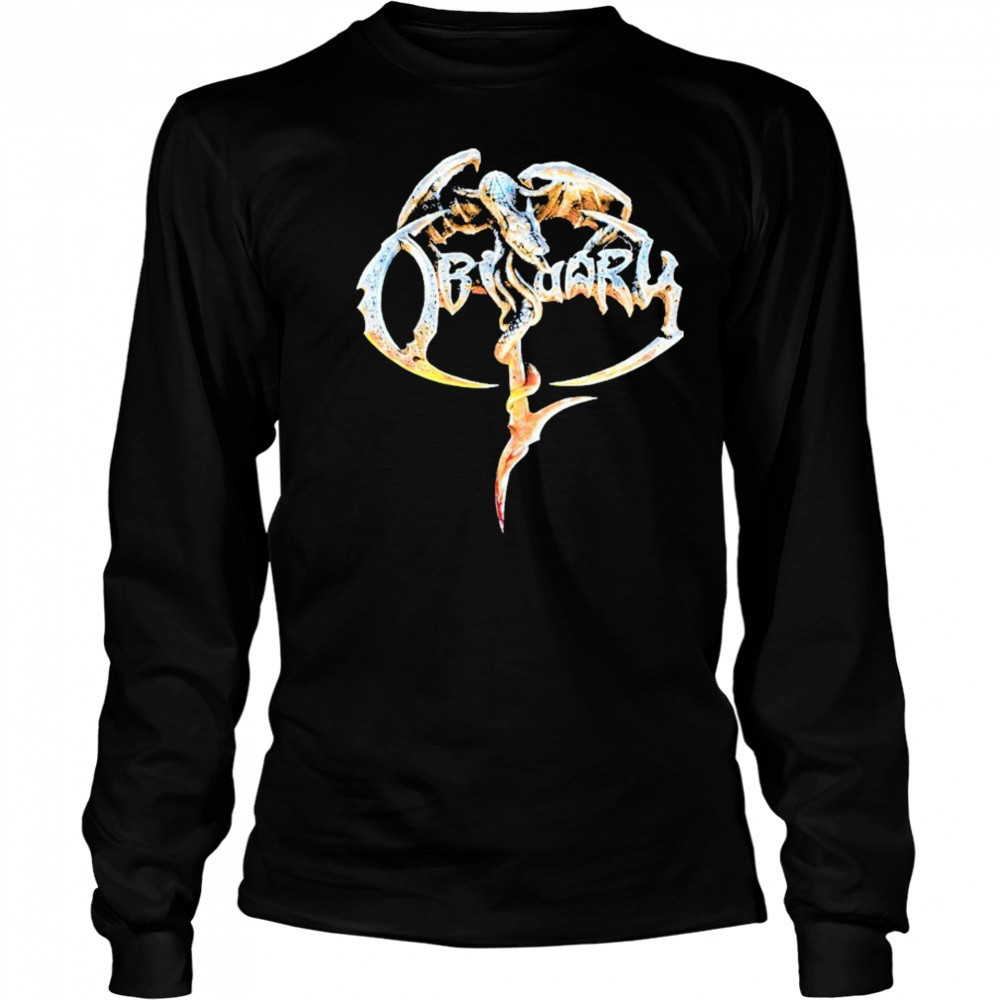 Obituary Sun Logo T-shirt Long Sleeved
