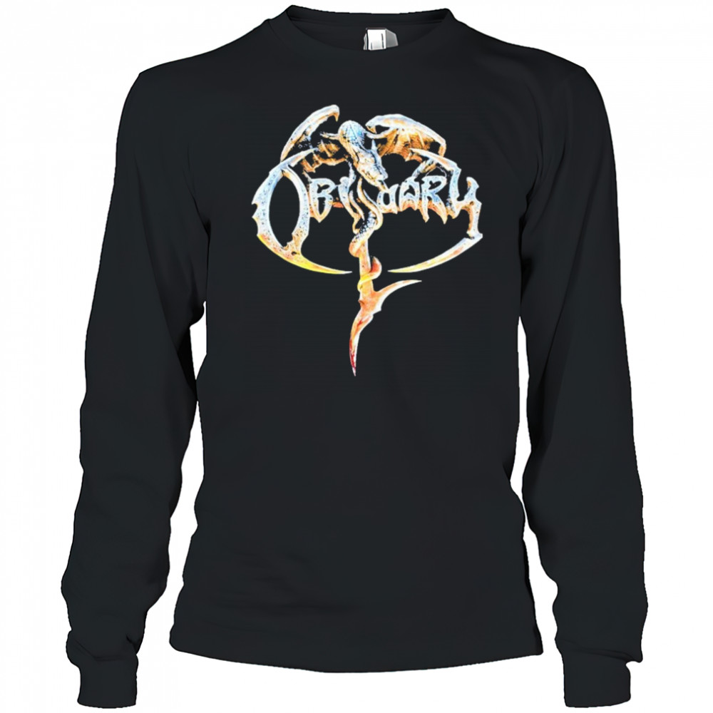 Obituary Sun Logo T-shirt Long Sleeved