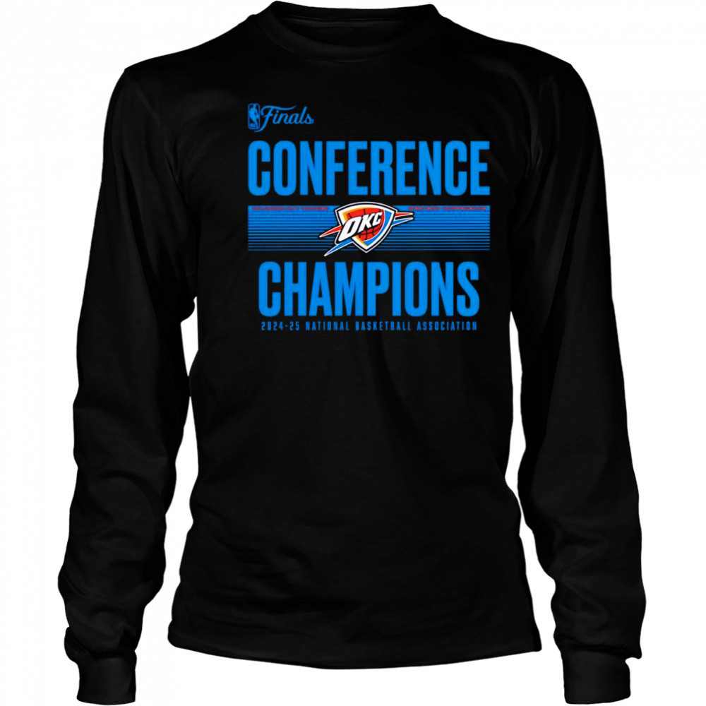 Oklahoma City Thunder 2025 Western Conference Champions Ball Handler shirt Long Sleeved