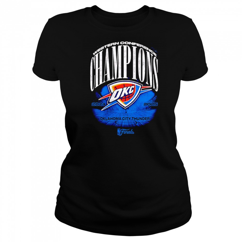 Oklahoma City Thunder 2025 Western Conference Champions Box Out shirt Women's T-shirt