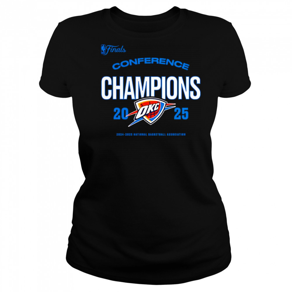 Oklahoma City Thunder 2025 Western Conference Champions shirt Women's T-shirt