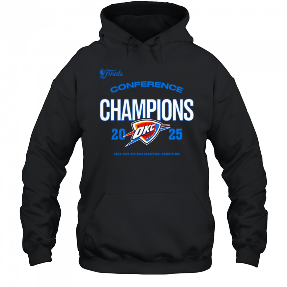 Oklahoma City Thunder 2025 Western Conference Champions shirt Hoodie