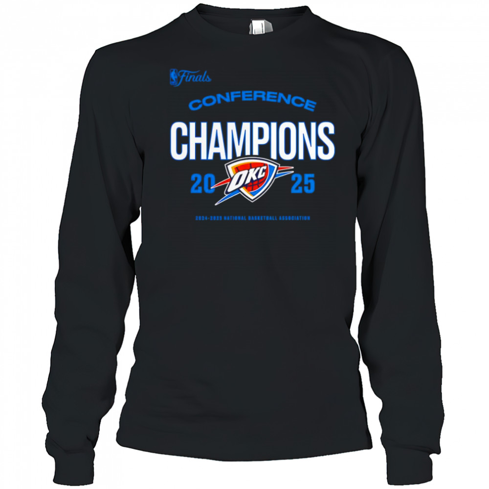 Oklahoma City Thunder 2025 Western Conference Champions shirt Long Sleeved