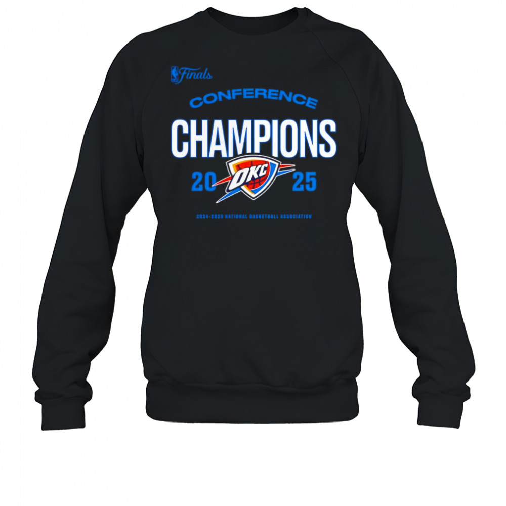 Oklahoma City Thunder 2025 Western Conference Champions shirt Sweatshirt