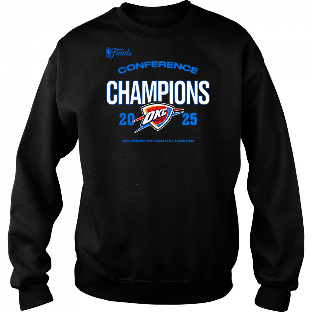 Oklahoma City Thunder 2025 Western Conference Champions shirt Hoodie