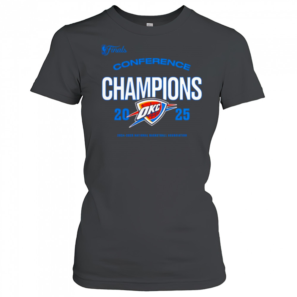 Oklahoma City Thunder 2025 Western Conference Champions shirt Women's T-shirt