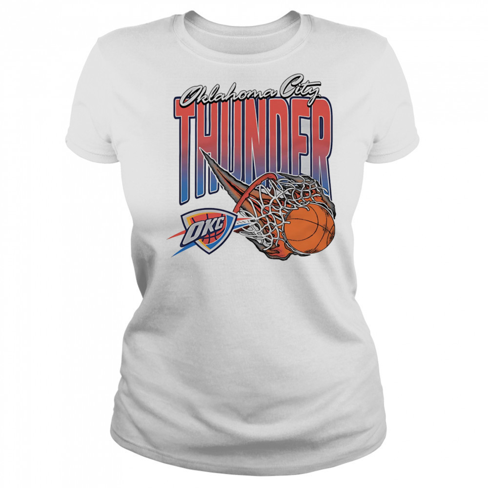 Oklahoma City Thunder on fire basketball shirt Women's T-shirt