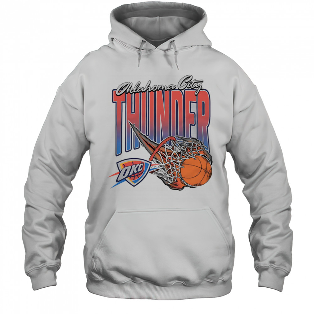 Oklahoma City Thunder on fire basketball shirt Hoodie