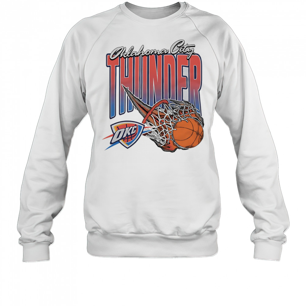 Oklahoma City Thunder on fire basketball shirt Sweatshirt