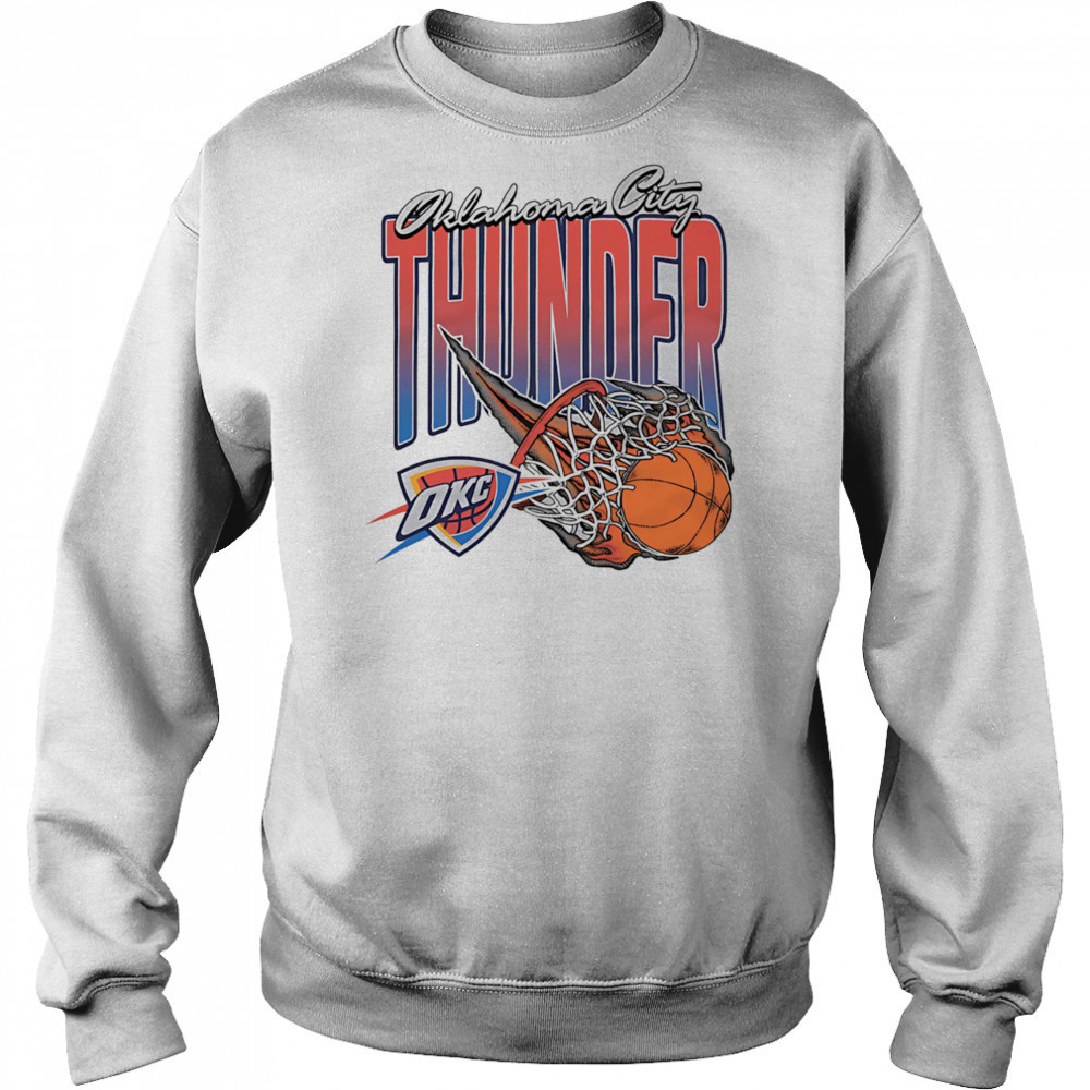 Oklahoma City Thunder on fire basketball shirt Hoodie