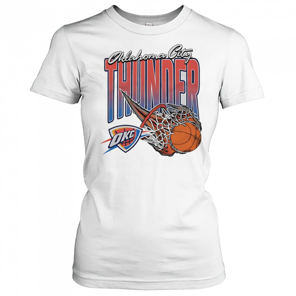Oklahoma City Thunder on fire basketball shirt Women's T-shirt