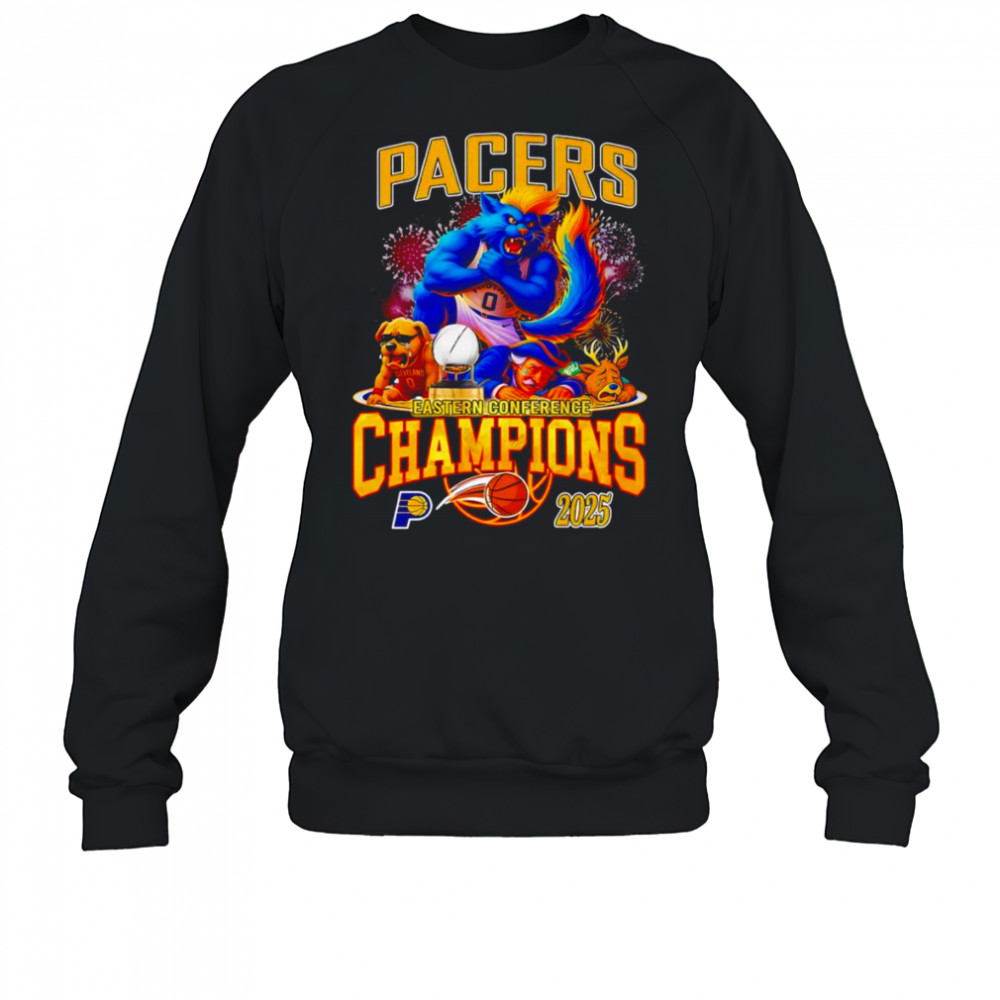 Pacers Eastern Conference Champions 2025 mascot shirt Sweatshirt