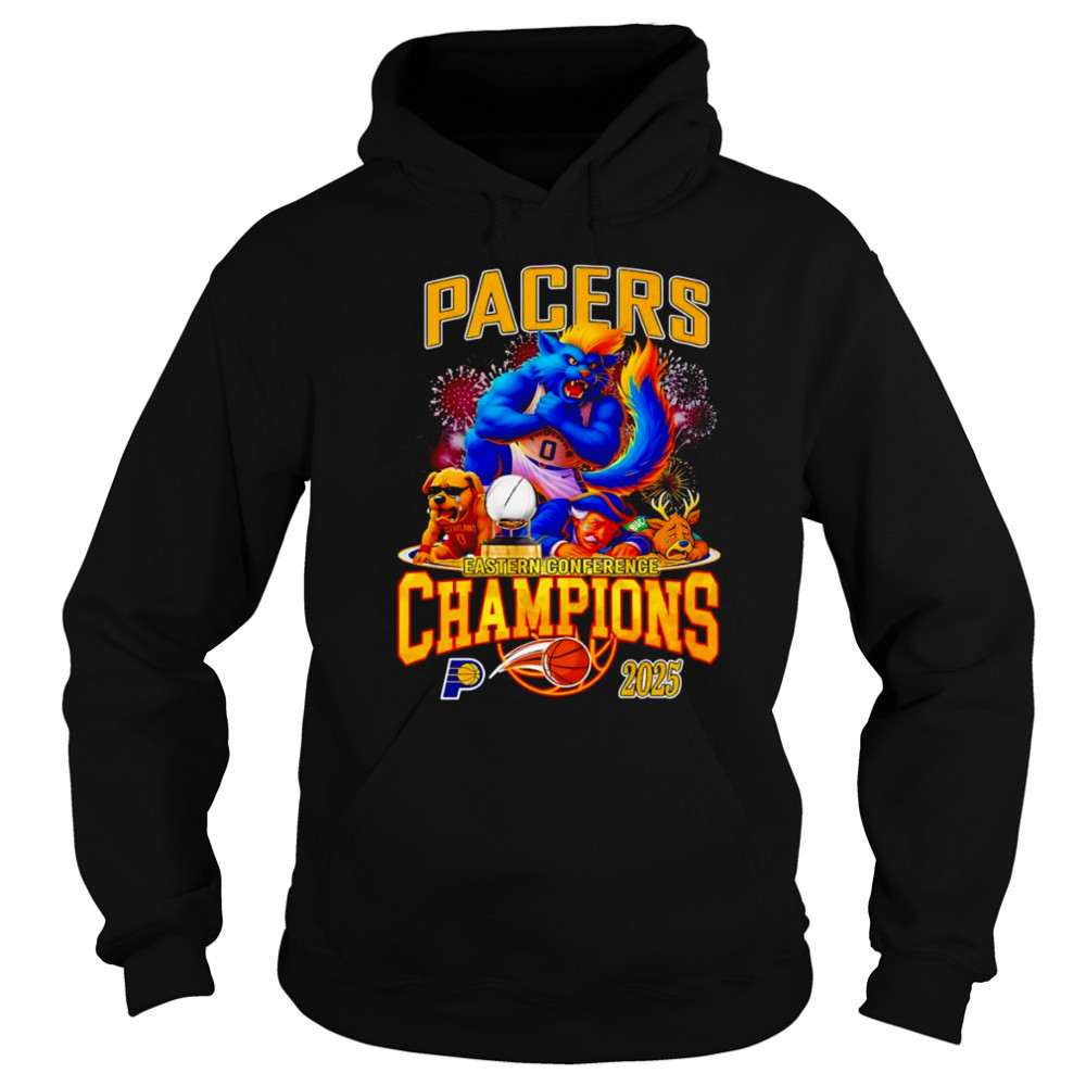 Pacers Eastern Conference Champions 2025 mascot shirt Sweatshirt