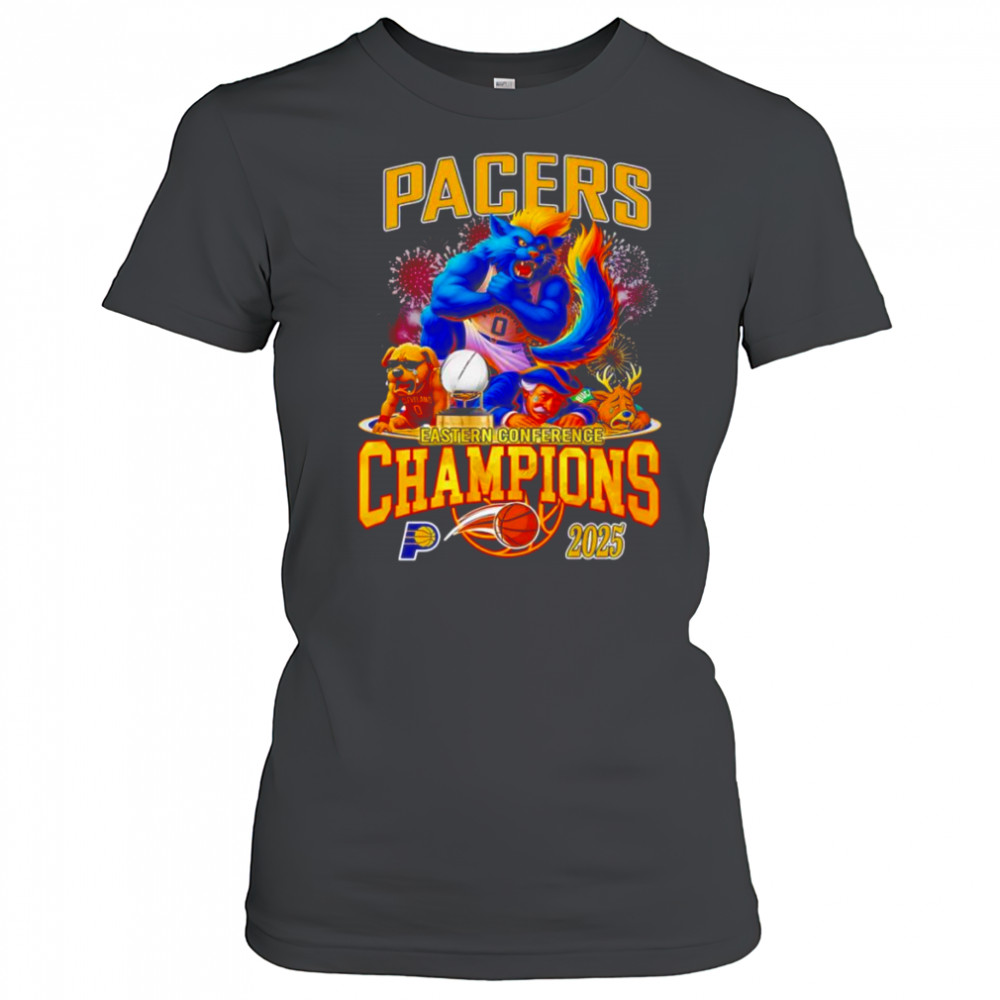 Pacers Eastern Conference Champions 2025 mascot shirt Women's T-shirt