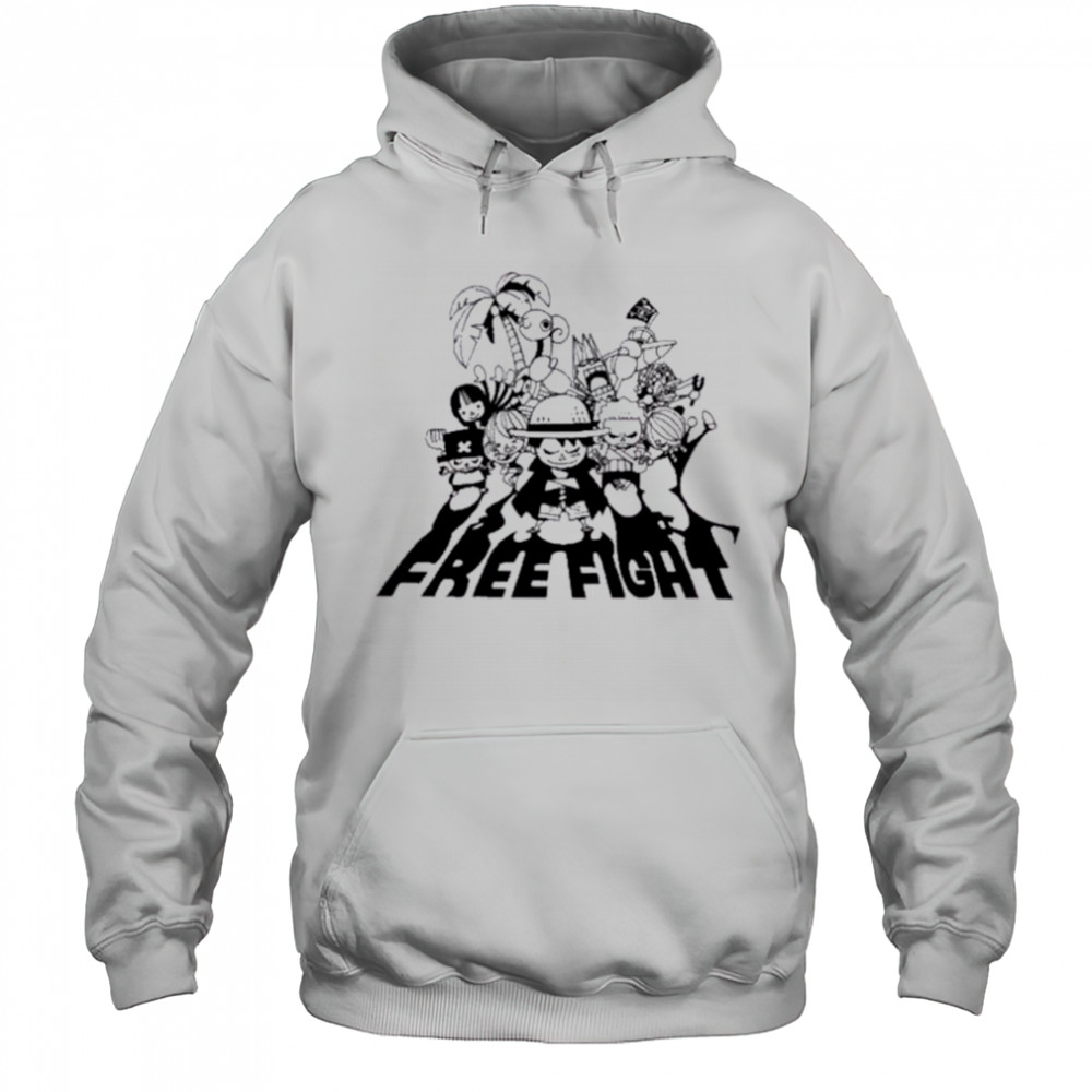Piece Straw Hat Crew Free Fight Shirt Hoodie