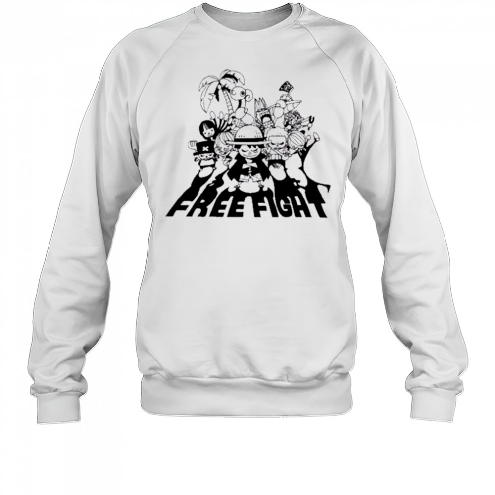 Piece Straw Hat Crew Free Fight Shirt Sweatshirt