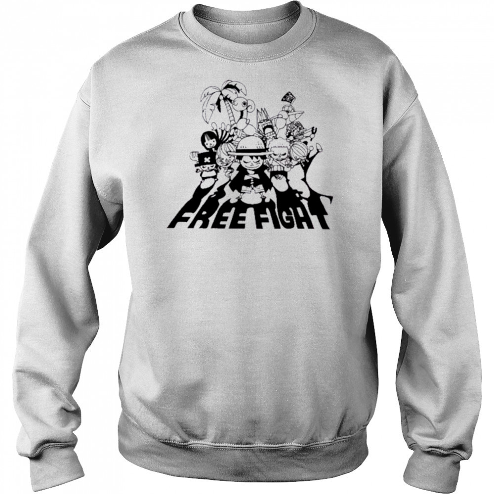Piece Straw Hat Crew Free Fight Shirt Hoodie