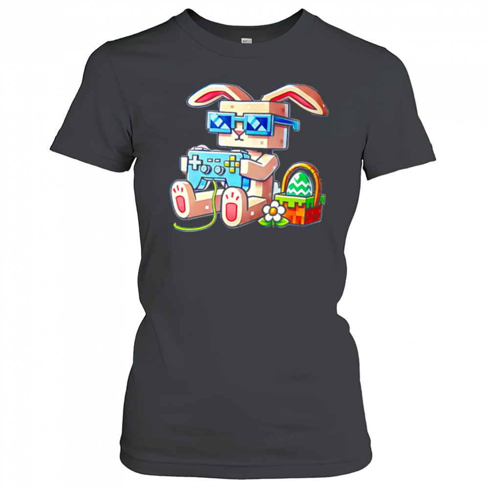 Pixel Gamer Bunny Easter Gaming shirt Women's T-shirt