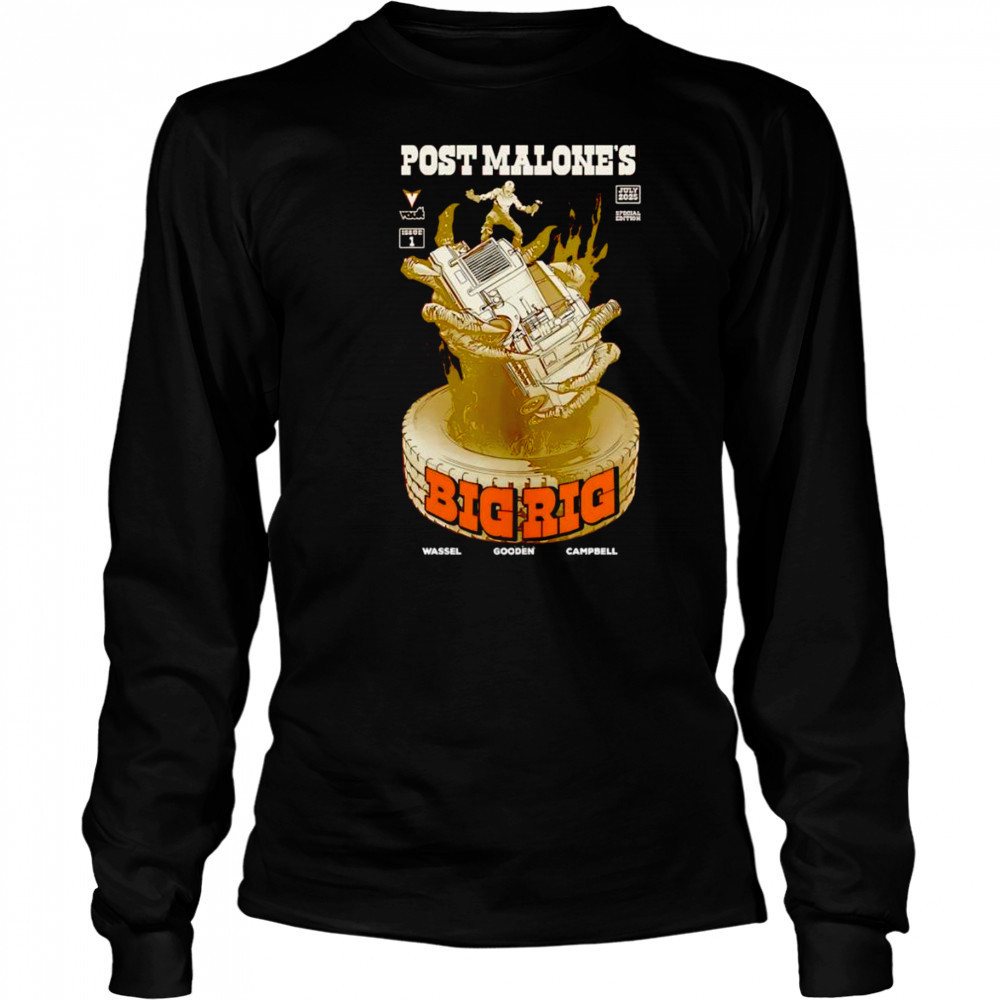 Post Malone Big Rig 2025 Tour shirt Long Sleeved