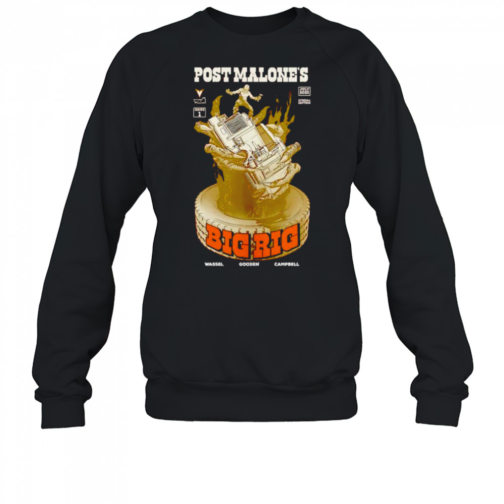 Post Malone Big Rig 2025 Tour shirt Sweatshirt