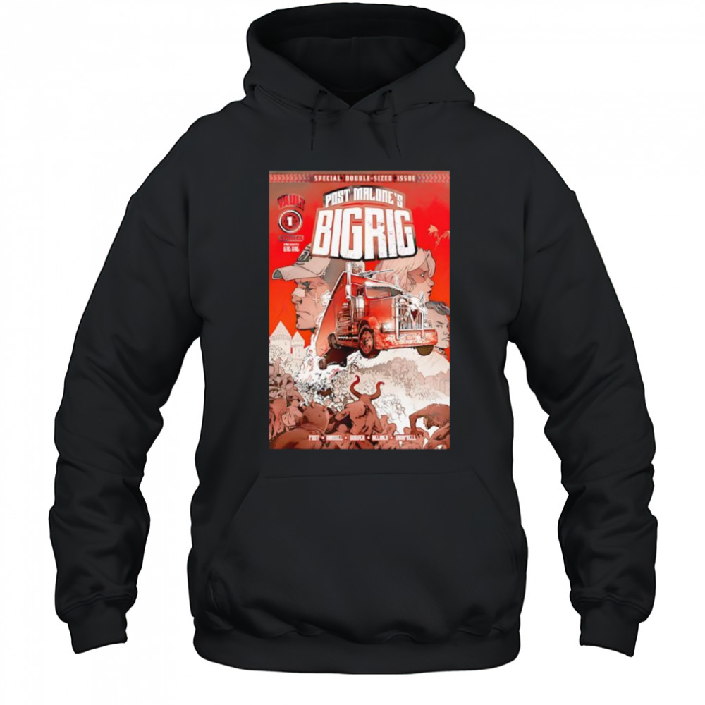 Post Malone Big Rig Tour 2025 container shirt Hoodie