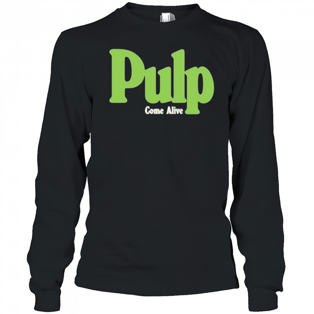 Pulp Come Alive Black shirt Long Sleeved