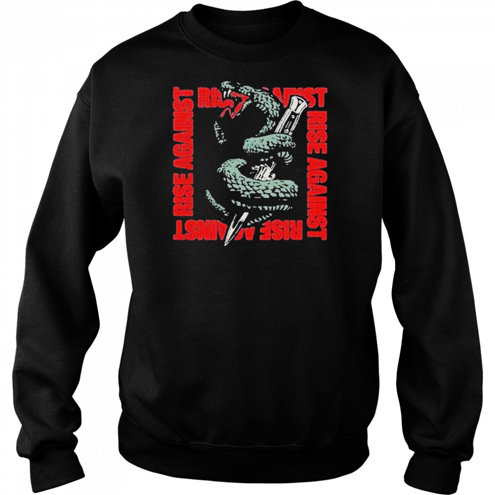 Rise Against Serpent Knife Shirt Hoodie