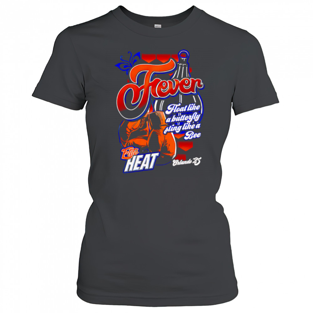 River Boat like a butterfly sting like a Bee Fire heat Orlando 25 shirt Women's T-shirt