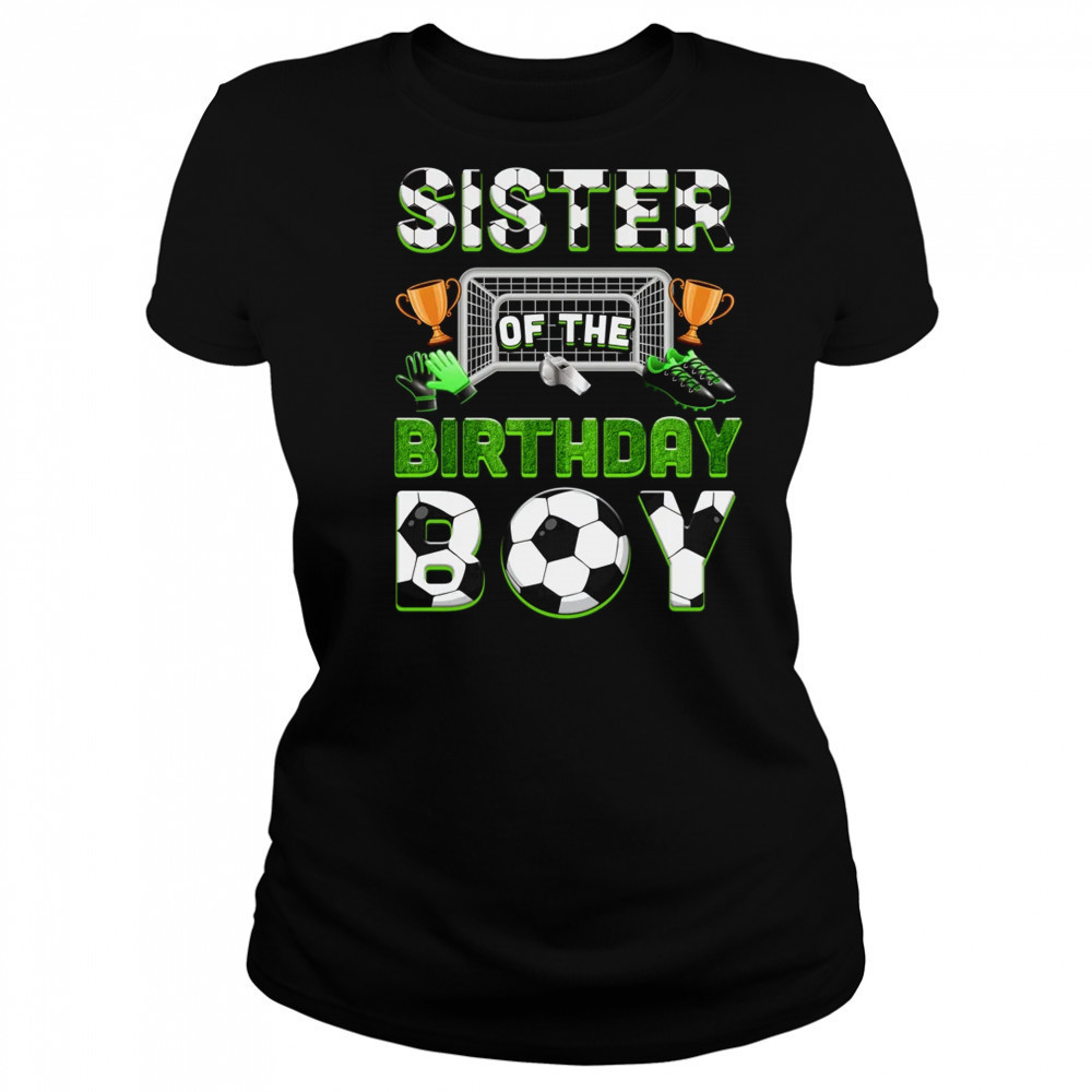 Sister Of The Birthday Boy Soccer Family Matching Party shirt Women's T-shirt