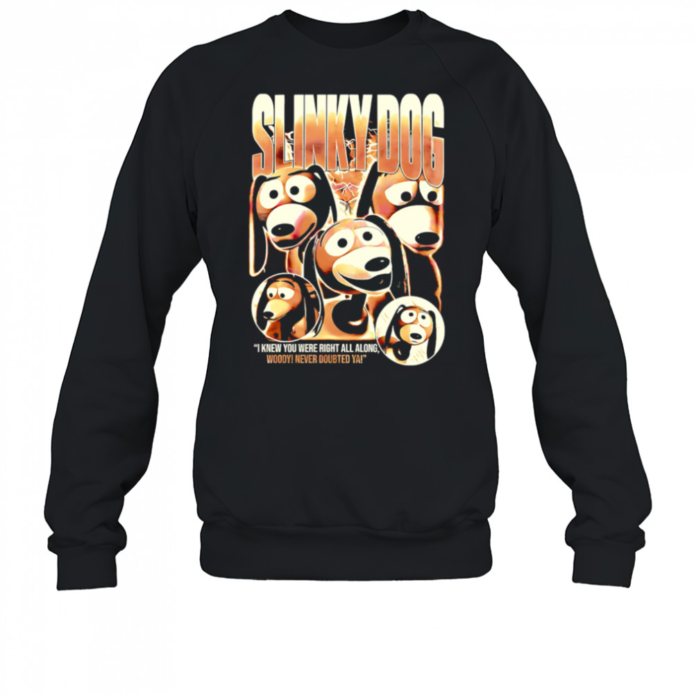 Slinky dog toy story disney pixar vintage style shirt Sweatshirt