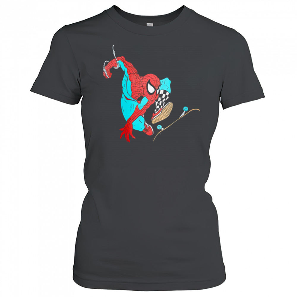 Spider-Man roller skating shirt Women's T-shirt