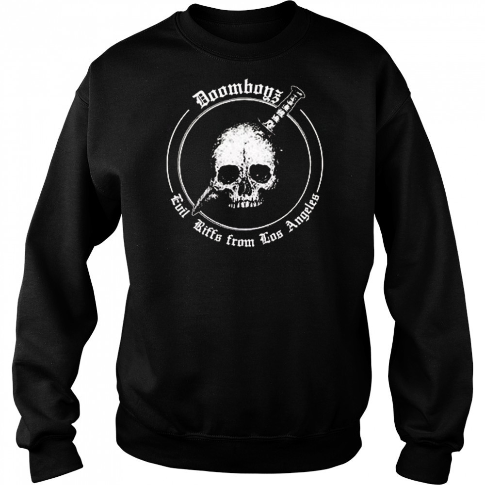 Srh X Doomboyz Evil Riffs From Los Angeles Shirt Hoodie