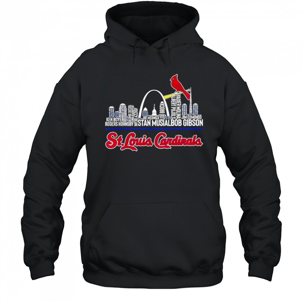 St Louis Cardinals 2025 Skyline City Shirt Hoodie