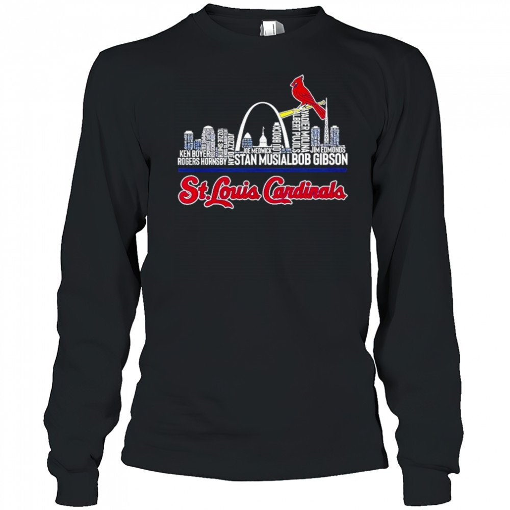 St Louis Cardinals 2025 Skyline City Shirt Long Sleeved