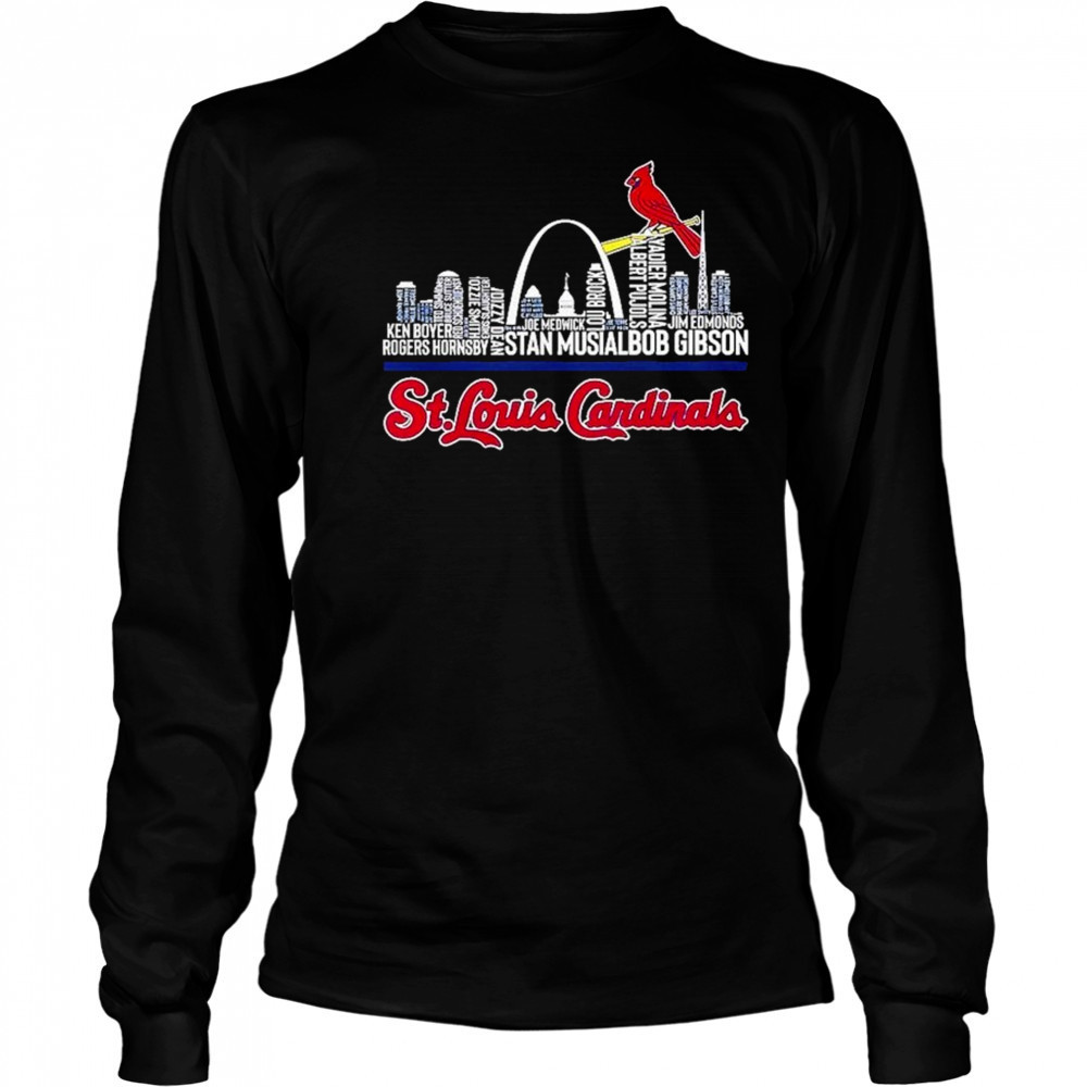 St Louis Cardinals 2025 Skyline City Shirt Long Sleeved